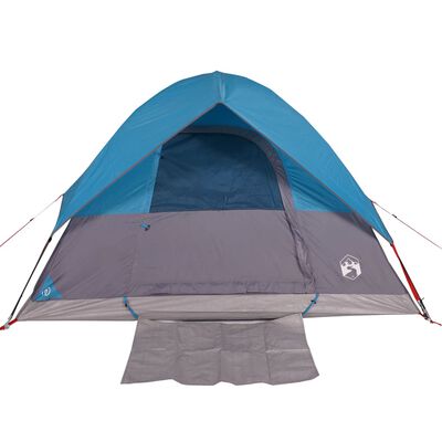 vidaXL Camping Tent Dome 2-Person Blue Waterproof