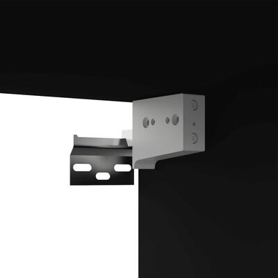 vidaXL TV Cabinets 4 pcs Black 100x30x30 cm Engineered Wood