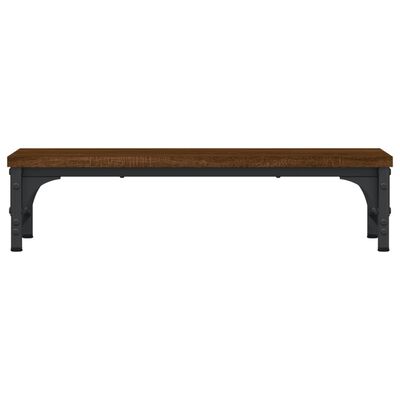 vidaXL Monitor Stand Brown Oak 55x23x14 cm Engineered Wood