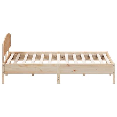 vidaXL Bed Frame without Mattress 180x200 cm Super King Solid Wood Pine