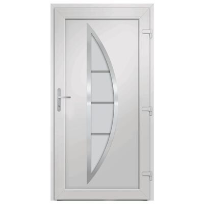 vidaXL Front Door Anthracite 88x200 cm PVC