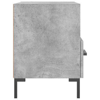 vidaXL Bedside Cabinets 2 pcs Concrete Grey 40x35x47.5 cm Engineered Wood