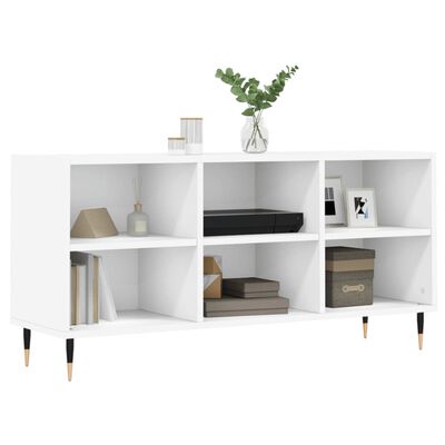 vidaXL TV Cabinet White 103.5x30x50 cm Engineered Wood