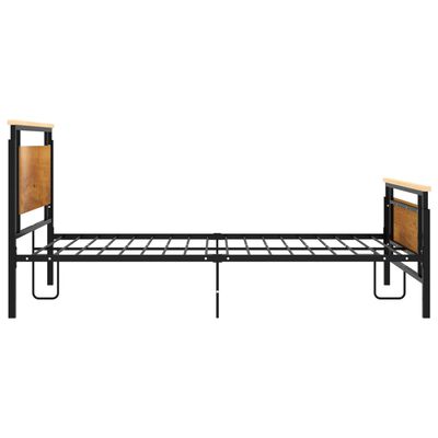 vidaXL Bed Frame without Mattress Metal 120x200 cm