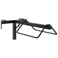 vidaXL Saddle Rack Wall Mounted Black Iron