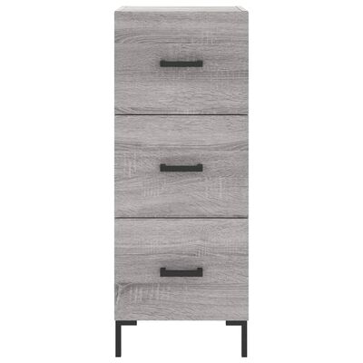 vidaXL Highboard Grey Sonoma 34.5x34x180 cm Engineered Wood