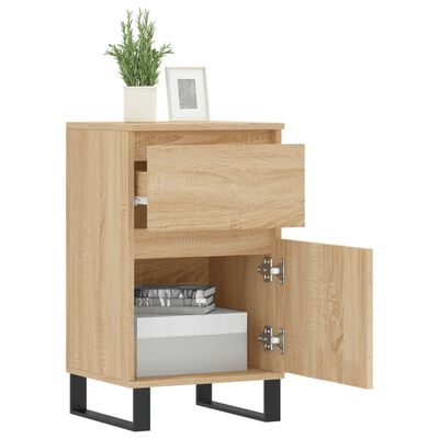 vidaXL Sideboards 2 pcs Sonoma Oak 40x35x70 cm Engineered Wood