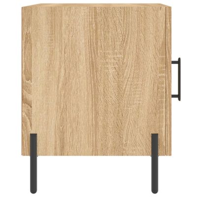 vidaXL Bedside Cabinet Sonoma Oak 40x40x50 cm Engineered Wood