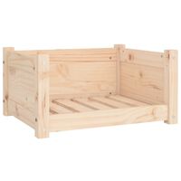 vidaXL Dog Bed 55.5x45.5x28 cm Solid Pine Wood