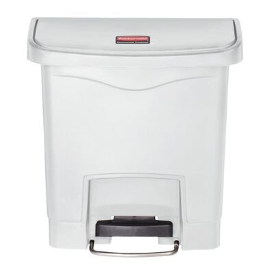 Rubbermaid Step-on Container Slim Jim 15 L White