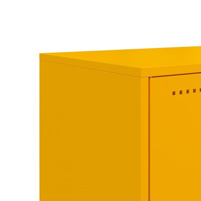 vidaXL TV Cabinet Mustard Yellow 100.5x39x43.5 cm Steel