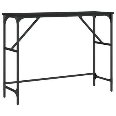 vidaXL Console Table Black 100x32x75 cm Engineered Wood