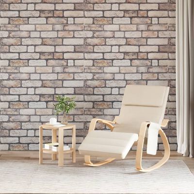 vidaXL 3D Wall Panels 10 pcs Light Brown 100x50 cm EPS