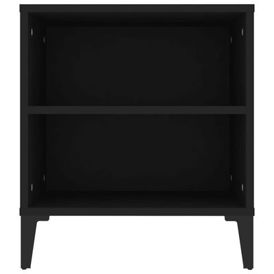 vidaXL TV Cabinet Black 102x44.5x50 cm Engineered Wood