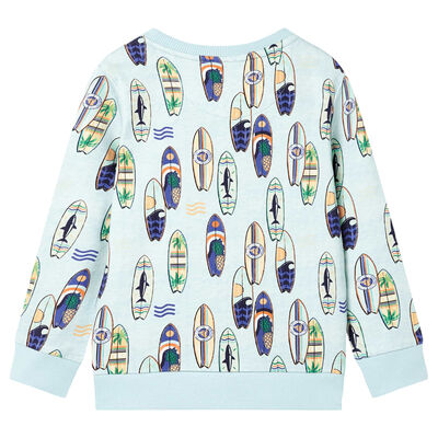 Kids' Sweatshirt Soft Blue Melange 140