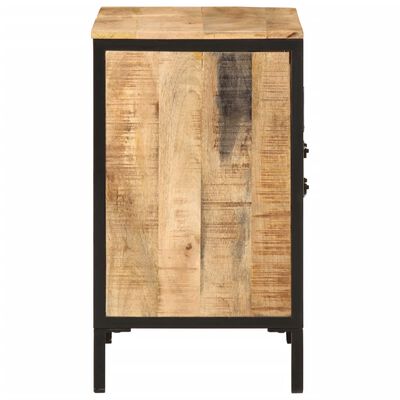 vidaXL Bathroom Sink Cabinet 55x35x60 cm Solid Wood Mango and Iron