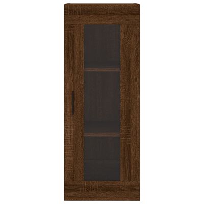 vidaXL Highboard Brown Oak 34.5x34x180 cm Engineered Wood