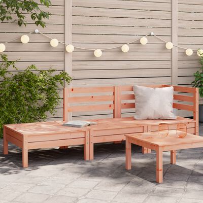 vidaXL Garden Sofa 3-Seater Solid Wood Douglas