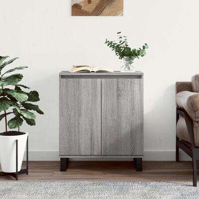 vidaXL Sideboard Grey Sonoma 60x35x70 cm Engineered Wood