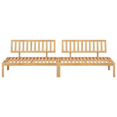 vidaXL Garden Pallet Middle Sofas 2 pcs Solid Wood Acacia