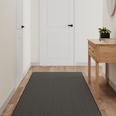 vidaXL Carpet Runner Sisal Look Anthracite 80x150 cm