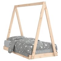 vidaXL Kids Bed Frame 70x140 cm Solid Wood Pine