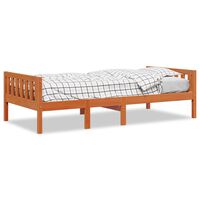 vidaXL Children's Bed without Mattress Wax Brown 75x190 cm Solid Wood Pine