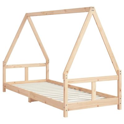 vidaXL Kids Bed Frame 80x200 cm Solid Wood Pine