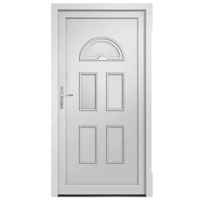 vidaXL Front Door White 98x198 cm PVC