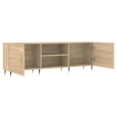 vidaXL TV Cabinet Sonoma Oak 150x30x50 cm Engineered Wood