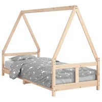 vidaXL Kids Bed Frame 80x200 cm Solid Wood Pine