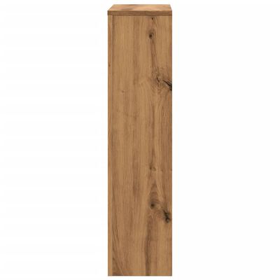 vidaXL Radiator Cover Artisian Oak 78x20x82 cm Engineered Wood