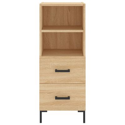 vidaXL Highboard Sonoma Oak 34.5x34x180 cm Engineered Wood