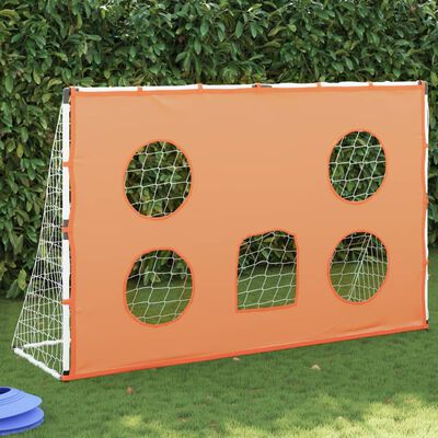 vidaXL Kids' Football Goal with Targeting Mat and Ball 182x62x118 cm