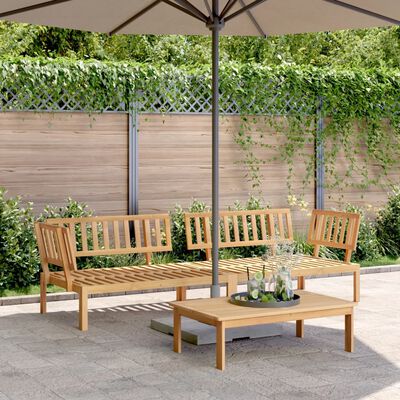 vidaXL Garden Pallet Corner Sofas 2 pcs Solid Wood Acacia