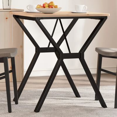 vidaXL Dining Table Legs Y-Frame 60x60x73 cm Cast Iron