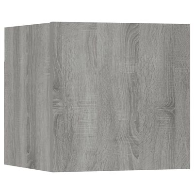 vidaXL 6 Piece TV Cabinet Set Grey Sonoma Engineered Wood