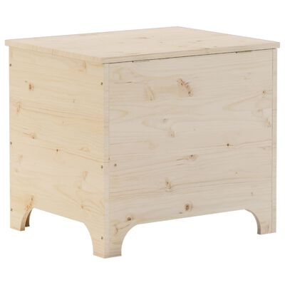 vidaXL Storage Box with Lid RANA 60x49x54 cm Solid Wood Pine