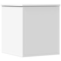 vidaXL Storage Box White 40x42x46 cm Engineered Wood