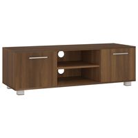 vidaXL TV Cabinet Brown Oak 110x40x35 cm Engineered Wood