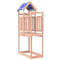 vidaXL Play Tower 110.5x52.5x215 cm Solid Wood Douglas Fir