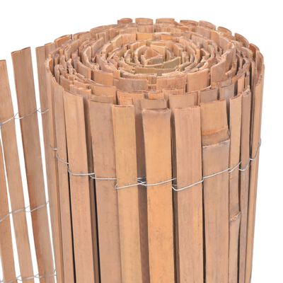 vidaXL Bamboo Fence 100x600 cm