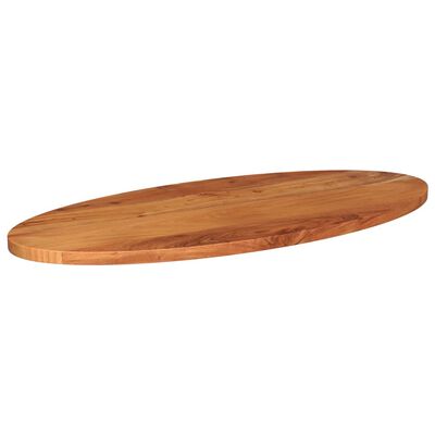 vidaXL Table Top 110x50x3.8 cm Oval Solid Wood Acacia