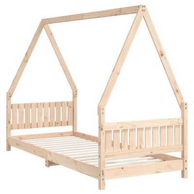 vidaXL Kids Bed Frame 80x200 cm Solid Wood Pine