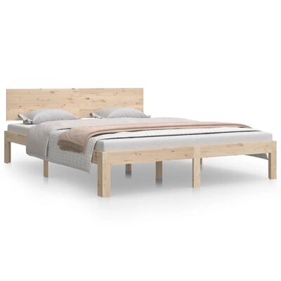 vidaXL Bed Frame without Mattress 150x200 cm King Size