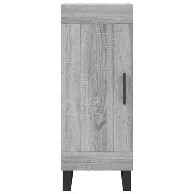 vidaXL Highboard Grey Sonoma 34.5x34x180 cm Engineered Wood