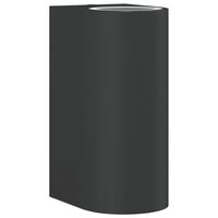 vidaXL Outdoor Wall Light Black Die-cast Aluminium