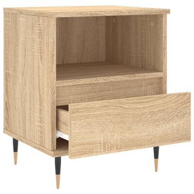 vidaXL Bedside Cabinets 2 pcs Sonoma Oak 40x35x50 cm Engineered Wood