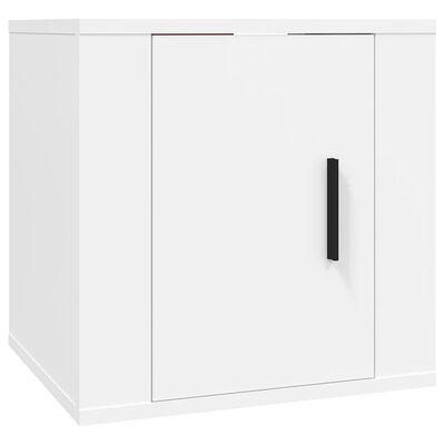 vidaXL Wall Mounted TV Cabinet White 40x34,5x40 cm