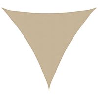 vidaXL Sunshade Sail Oxford Fabric Triangular 3.6x3.6x3.6 m Beige
